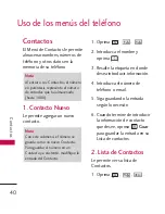 Preview for 40 page of LG US Cellular UX265 Banter (Spanish) Manual De Usuario