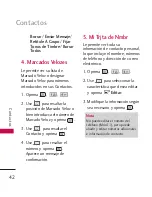 Preview for 42 page of LG US Cellular UX265 Banter (Spanish) Manual De Usuario