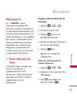 Preview for 43 page of LG US Cellular UX265 Banter (Spanish) Manual De Usuario