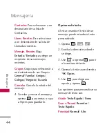 Preview for 44 page of LG US Cellular UX265 Banter (Spanish) Manual De Usuario