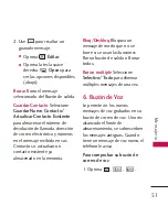 Preview for 51 page of LG US Cellular UX265 Banter (Spanish) Manual De Usuario