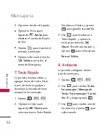 Preview for 52 page of LG US Cellular UX265 Banter (Spanish) Manual De Usuario