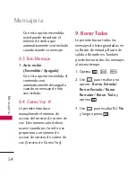 Preview for 54 page of LG US Cellular UX265 Banter (Spanish) Manual De Usuario