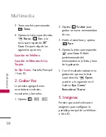 Preview for 58 page of LG US Cellular UX265 Banter (Spanish) Manual De Usuario