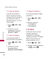 Preview for 70 page of LG US Cellular UX265 Banter (Spanish) Manual De Usuario