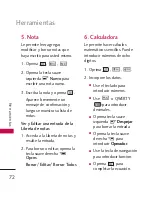 Preview for 72 page of LG US Cellular UX265 Banter (Spanish) Manual De Usuario