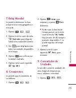 Preview for 73 page of LG US Cellular UX265 Banter (Spanish) Manual De Usuario