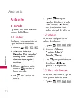 Preview for 74 page of LG US Cellular UX265 Banter (Spanish) Manual De Usuario