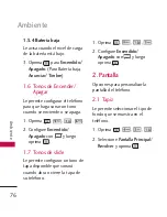 Preview for 76 page of LG US Cellular UX265 Banter (Spanish) Manual De Usuario