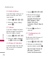 Preview for 78 page of LG US Cellular UX265 Banter (Spanish) Manual De Usuario