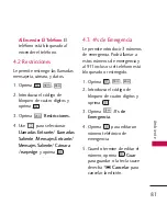 Preview for 81 page of LG US Cellular UX265 Banter (Spanish) Manual De Usuario