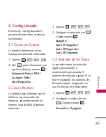 Preview for 83 page of LG US Cellular UX265 Banter (Spanish) Manual De Usuario