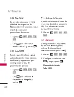 Preview for 86 page of LG US Cellular UX265 Banter (Spanish) Manual De Usuario