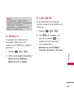 Preview for 87 page of LG US Cellular UX265 Banter (Spanish) Manual De Usuario