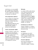 Preview for 92 page of LG US Cellular UX265 Banter (Spanish) Manual De Usuario