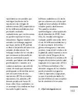 Preview for 103 page of LG US Cellular UX265 Banter (Spanish) Manual De Usuario