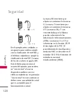 Preview for 120 page of LG US Cellular UX265 Banter (Spanish) Manual De Usuario