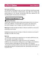 Preview for 3 page of LG USB Drive User Manual