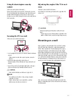 Предварительный просмотр 21 страницы LG UV34** Owner'S Manual