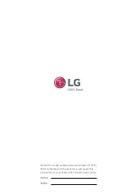 Preview for 34 page of LG UW76 Series Owner'S Manual