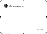 LG UW93 Manual предпросмотр