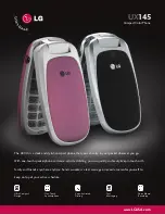 Preview for 1 page of LG UX145 Brochure