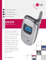 LG UX210 Brochure preview