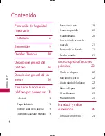 Preview for 5 page of LG UX380 (Spanish) Manual Del Usuario