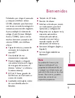 Preview for 10 page of LG UX380 (Spanish) Manual Del Usuario