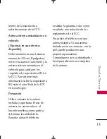 Preview for 14 page of LG UX380 (Spanish) Manual Del Usuario