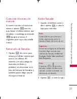 Preview for 22 page of LG UX380 (Spanish) Manual Del Usuario