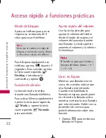 Preview for 23 page of LG UX380 (Spanish) Manual Del Usuario