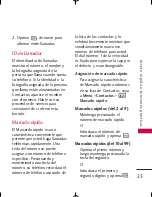 Preview for 24 page of LG UX380 (Spanish) Manual Del Usuario