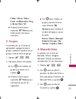 Preview for 32 page of LG UX380 (Spanish) Manual Del Usuario