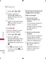 Preview for 41 page of LG UX380 (Spanish) Manual Del Usuario