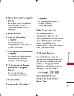 Preview for 42 page of LG UX380 (Spanish) Manual Del Usuario