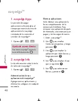 Preview for 49 page of LG UX380 (Spanish) Manual Del Usuario