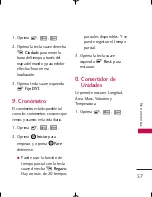 Preview for 58 page of LG UX380 (Spanish) Manual Del Usuario