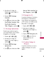 Preview for 64 page of LG UX380 (Spanish) Manual Del Usuario