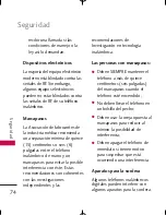 Preview for 75 page of LG UX380 (Spanish) Manual Del Usuario