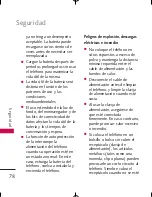 Preview for 79 page of LG UX380 (Spanish) Manual Del Usuario