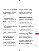 Preview for 82 page of LG UX380 (Spanish) Manual Del Usuario