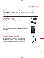 Preview for 104 page of LG UX380 (Spanish) Manual Del Usuario