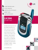 LG UX390 Brochure предпросмотр