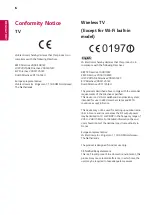 Предварительный просмотр 36 страницы LG UX96 Series Owner'S Manual