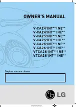 Preview for 2 page of LG V-CA241HE SERIES Owner'S Manual