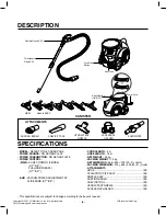 Предварительный просмотр 4 страницы LG V-CA251NTB Service Manual