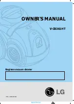 LG V-CB361HT Owner'S Manual предпросмотр