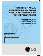 LG V-CC162H Series Owner'S Manual предпросмотр