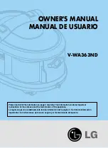 Предварительный просмотр 1 страницы LG V-WA363ND Owner'S Manual